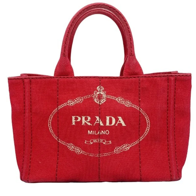 Handle bags with soft velvet for luxury -Prada  blue Tote Bag (Pre-Owned)