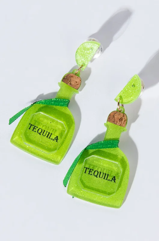 Drop Earrings for Fitness Activities -TEQUILLLLAAAAAA EARRINGS