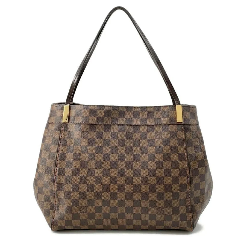 Handle bags with bright accents for pop -Louis Vuitton Damier  Damier Canvas Ebene Shoulder Bag Tote Bag (Pre-Owned)