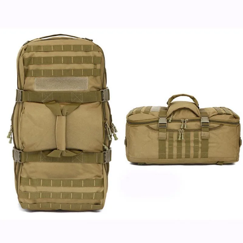 Multi-pocket backpack for organized travel gear -60L Molle Military Outdoor Tactical Shoulder Duffel Backpack