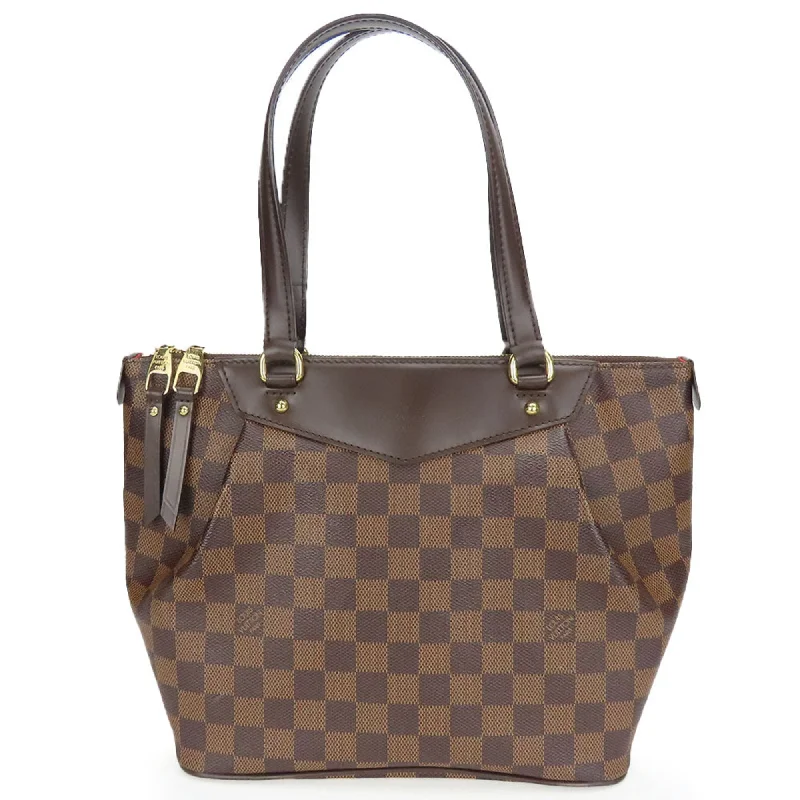 Durable handle bags for heavy-duty everyday use -Louis Vuitton  Damier Canvas Leather Tote Bag (Pre-Owned)