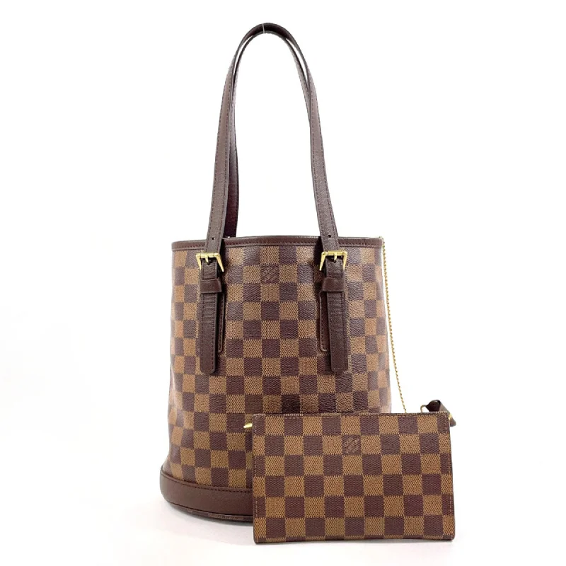 Handle bags with quilted leather for luxury -Louis Vuitton  Damier Canvas Tote Bag (Pre-Owned)