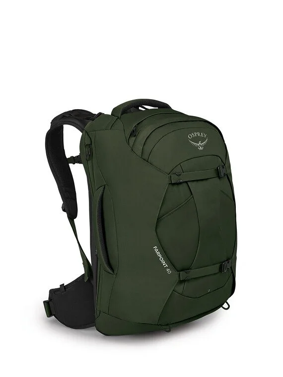 Durable polyester backpack for all-weather reliability -Osprey Farpoint 40L Travel Backpack