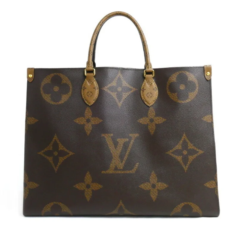 Handle bags with modern cutouts for style -Louis Vuitton Monogram Reverse Tote Bag (Pre-Owned)