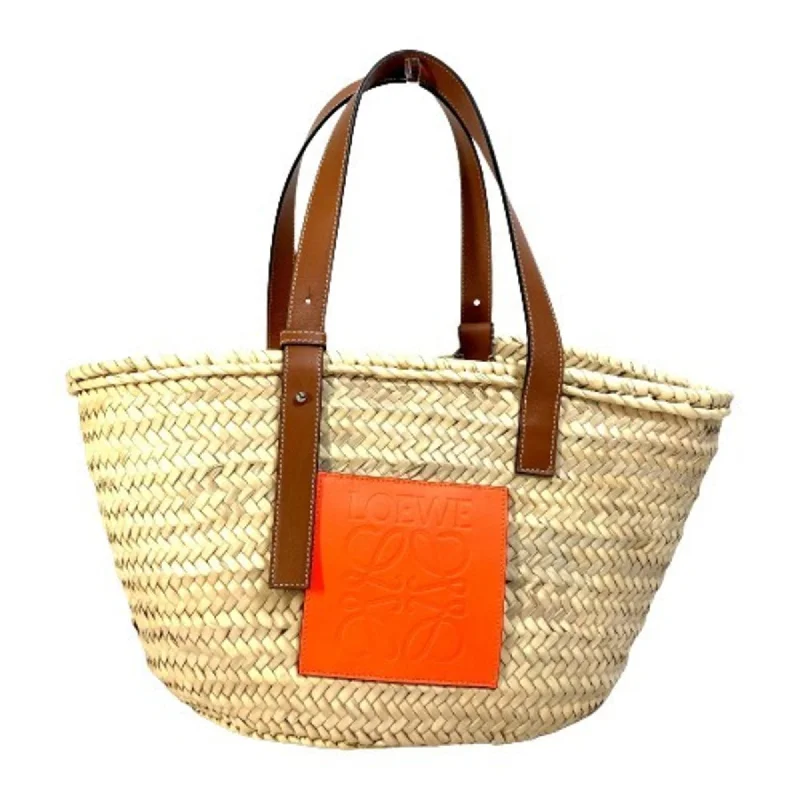 Handle bags with detachable pouches for versatility -Loewe   Straw Basket Shoulder Bag Tote Bag (Pre-Owned)