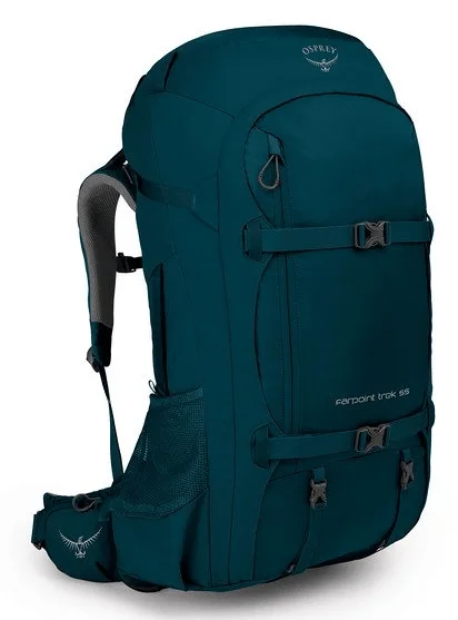 Fashion-forward backpack for bold street style -Osprey Farpoint Trek 55L Backpack