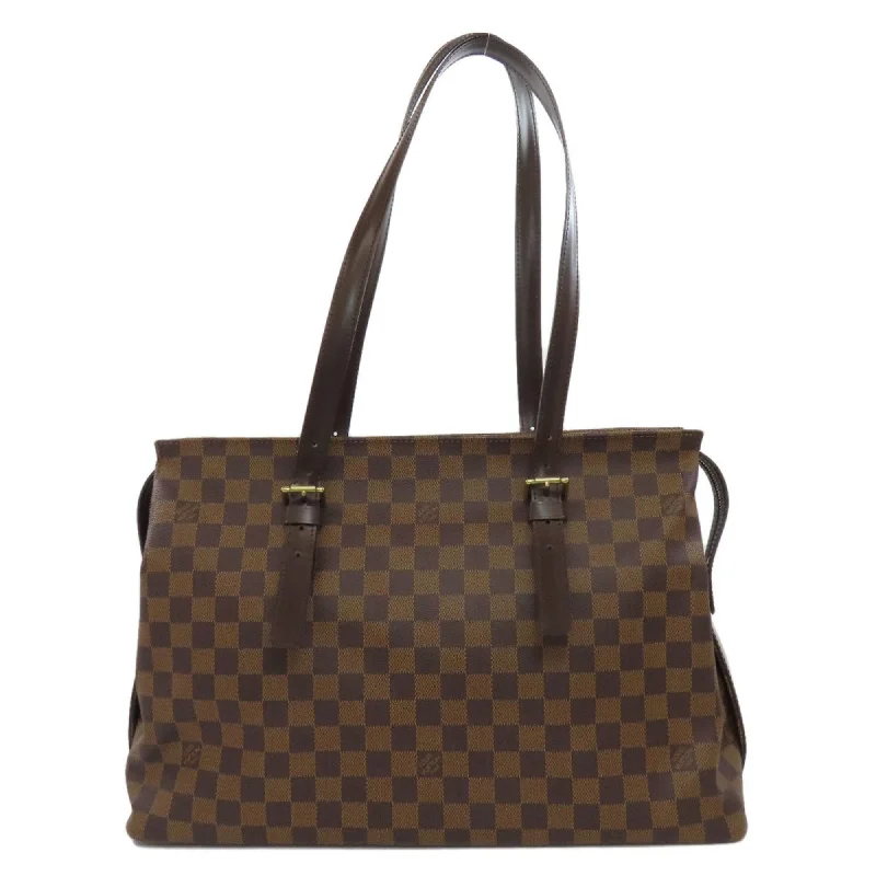 Handle bags with neutral leather for elegance -Louis Vuitton  Damier Canvas Tote Bag (Pre-Owned)