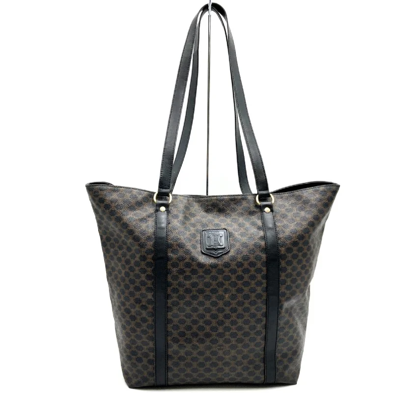 Handle bags with elegant gold-tone hardware -Celine Macadam  Pvc Leather Tote Bag (Pre-Owned)