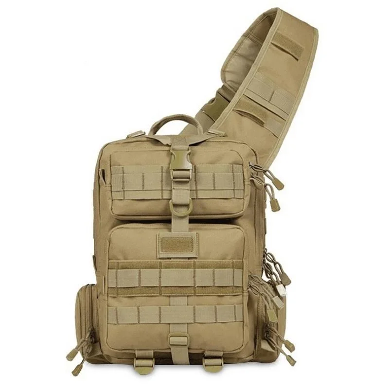 Premium travel backpack with lockable zipper security -35L Military MOLLE Tactical Army Sling Backpack