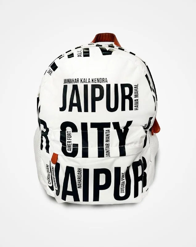 Reflective backpack for safe nighttime jogging -JAIPUR AIR - The World's Lightest Backpack