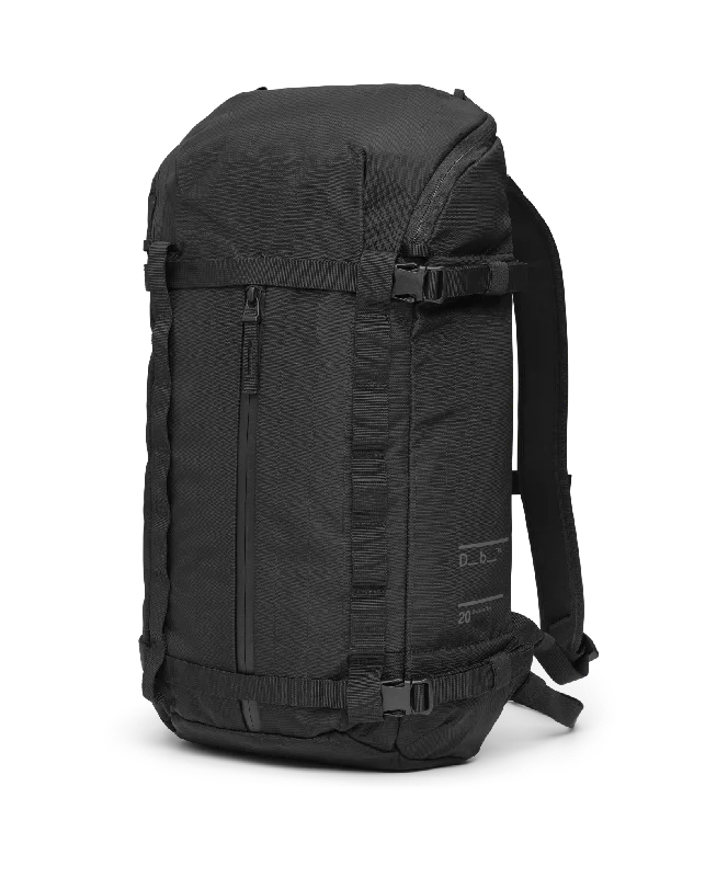 Breathable mesh backpack for hot weather hiking -Backcountry Backpack 20L Black Out