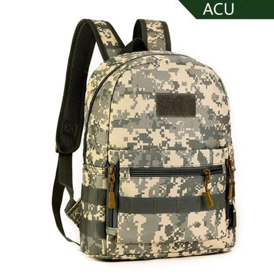 Laptop-friendly backpack for tech-savvy travelers -Protector Plus 10L Kids Molle School Backpack