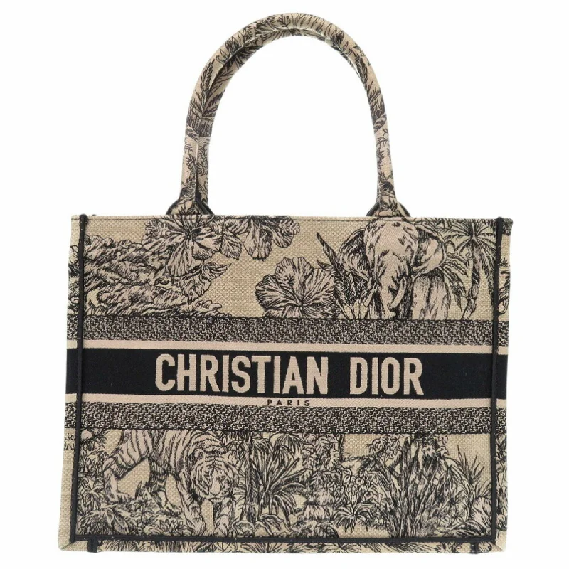 Handle bags with chevron designs for trend -Christian Dior   Canvas Tote Bag (Pre-Owned)