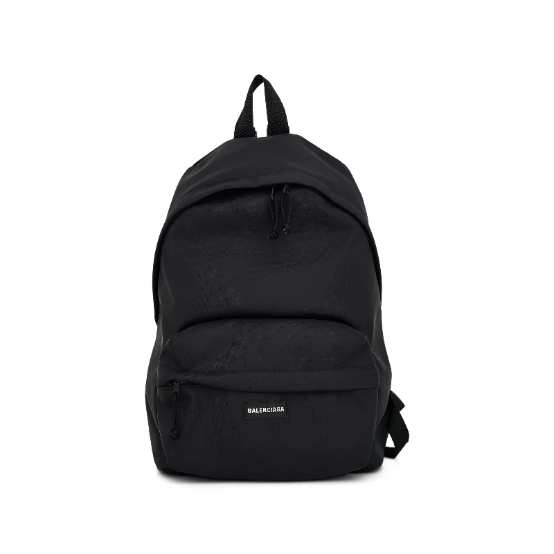 Affordable student backpack for heavy school books -Explorer Reversible Backpack in Black/Beige