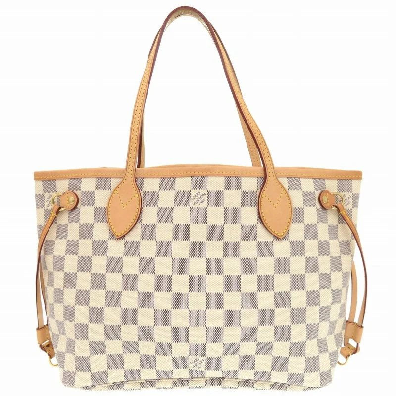 Handle bags with soft fabric for comfort -Louis Vuitton Damier Azur  Damier Azur Tote Bag (Pre-Owned)