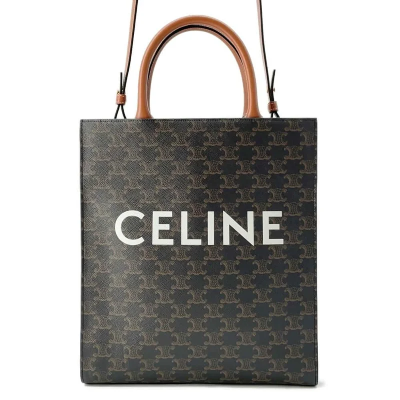 Handle bags with soft leather for luxury -Celine  Pvc Leather Shoulder Bag Tote Bag (Pre-Owned)