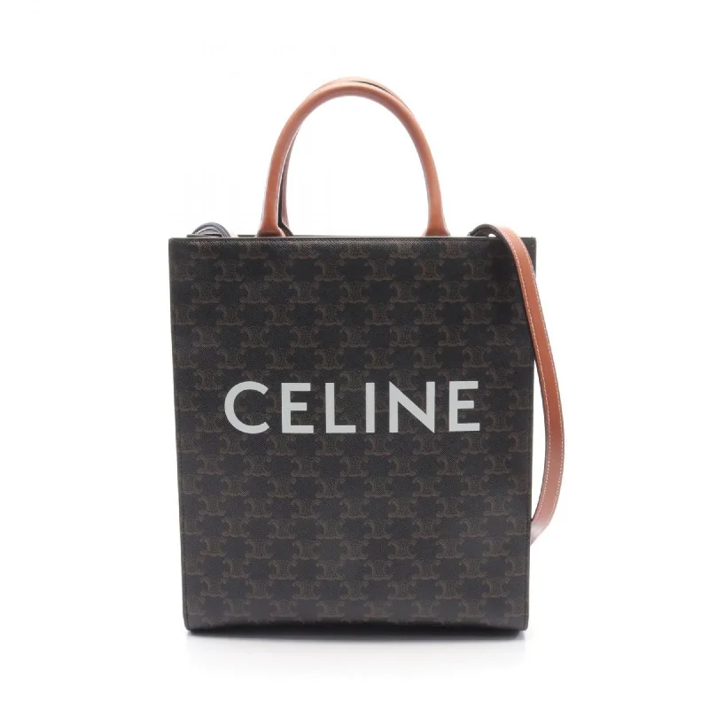 Handle bags with spacious pockets for travel -Celine  Pvc Tote Bag (Pre-Owned)