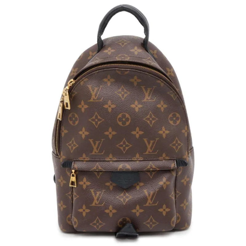 Designer handle bags with luxury logo detailing -Louis Vuitton Monogram  Noir Monogram Backpack (Pre-Owned)