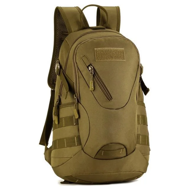 Lightweight foldable backpack for emergency backup use -The Protector 20L Waterproof Molle Tactical Backpack