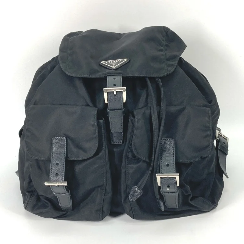 Handle bags with sleek hardware for sophistication -Prada  Cloth Backpack (Pre-Owned)