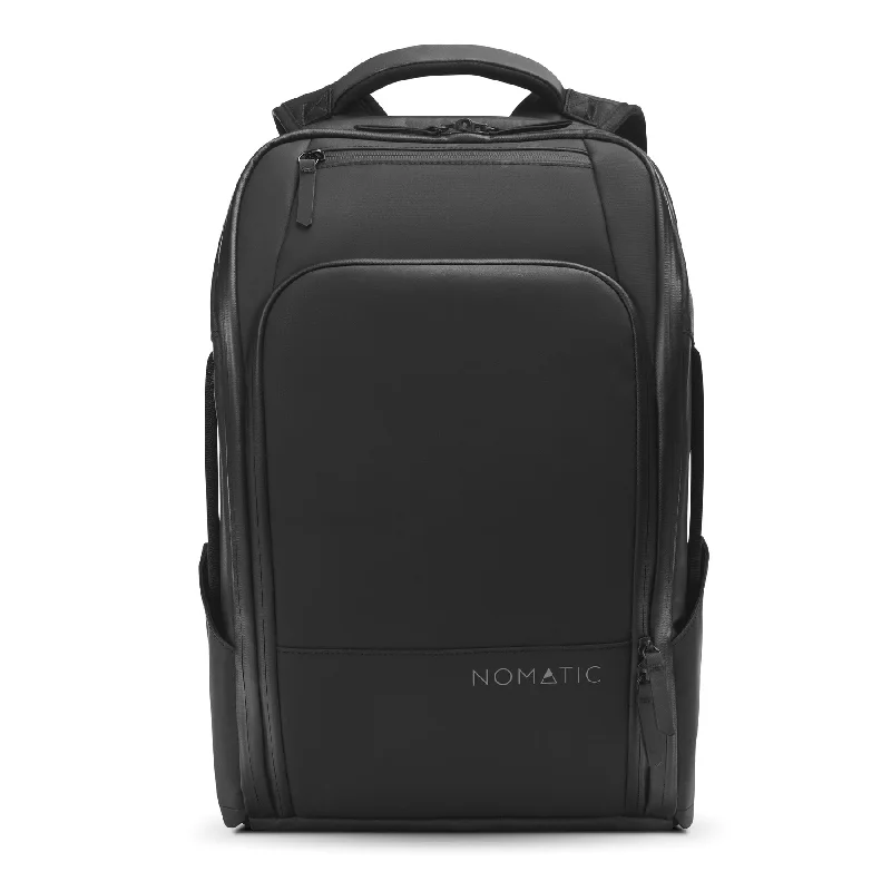 Vintage-inspired backpack with brass buckle details -Nomatic Travel Pack 14 L