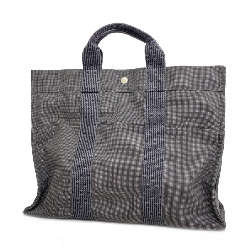 Quilted handle bags with stylish textured finish -Hermes  Canvas Tote Bag (Pre-Owned)