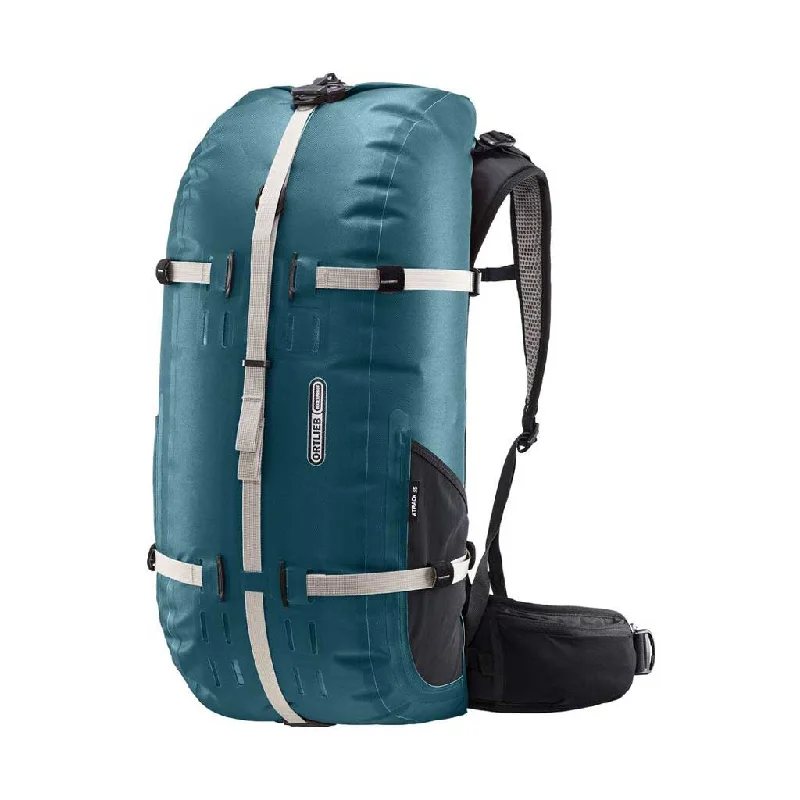 Brightly colored backpack for easy group spotting -Atrack 35L