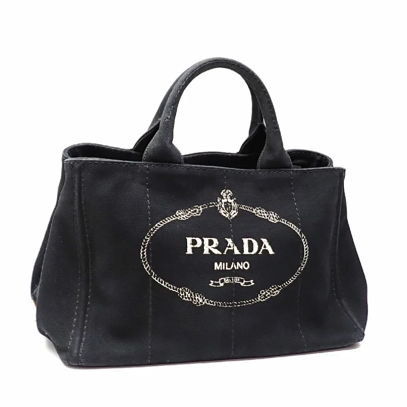 Handle bags with chevron designs for trend -Prada  Canvas Tote Bag (Pre-Owned)