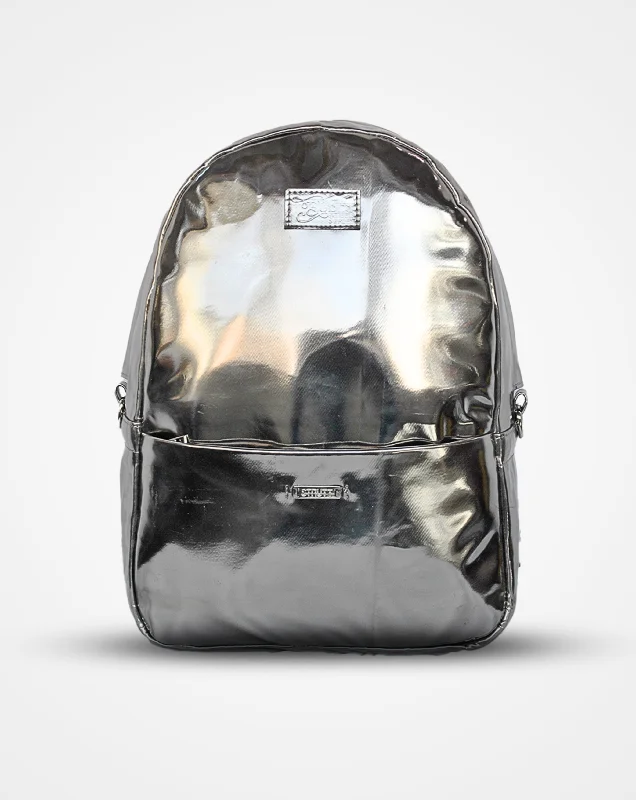 Waterproof hiking backpack for river crossing trips -Glint Silver BuddyPack - The Urban Backpack