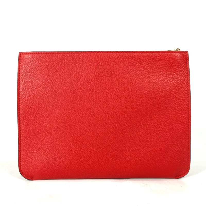 Handle bags with padded handles for comfort -Christian Louboutin  Leather Clutch Bag (Pre-Owned)