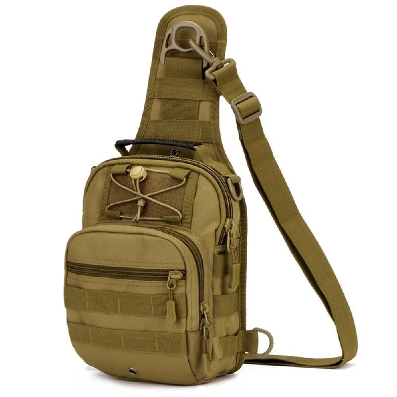 Waterproof backpack for rainy outdoor adventures -Protector Plus 20L Tactical Molle Military Sling Bag