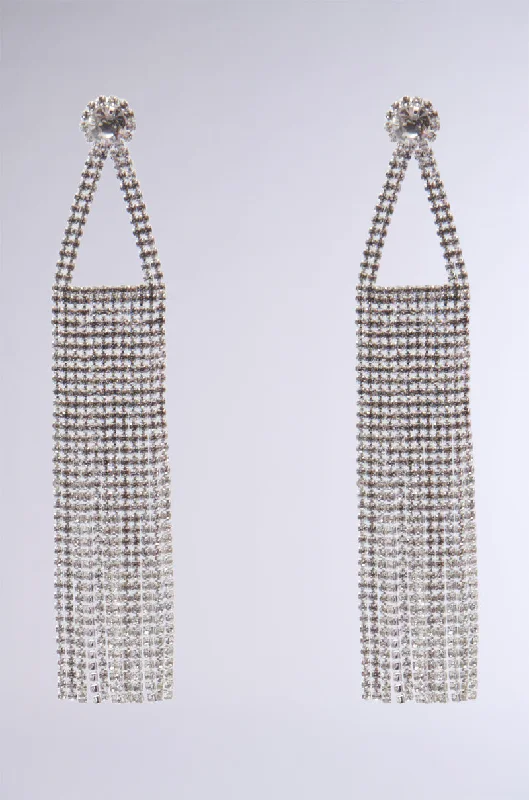 Drop Earrings for Graduation Day -EMBELLISHED CHANDELIER EARRINGS