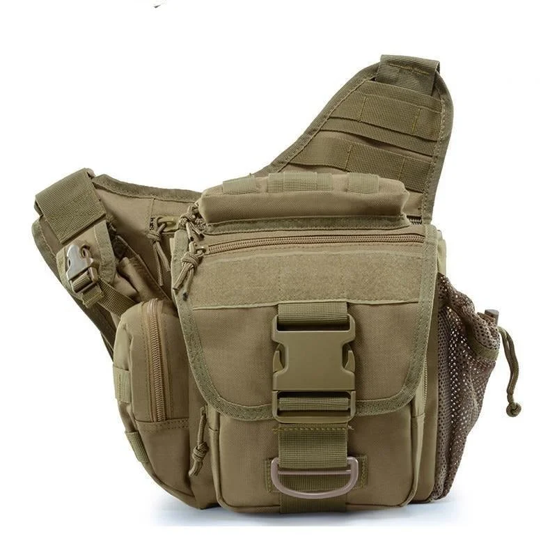 Multi-use backpack for gym and office needs -Small Military Tactical 900D Molle Sling Bag