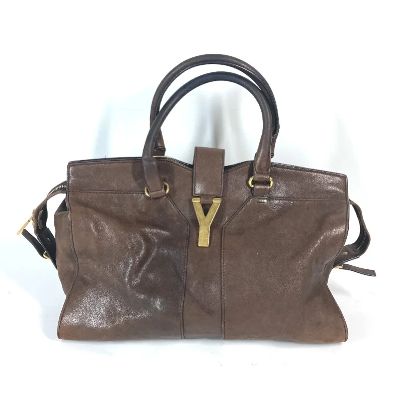 Handle bags with playful patterns for fun -Yves Saint Laurent  Leather Handbag Shoulder Bag Tote Bag (Pre-Owned)