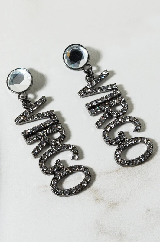 Drop Earrings for Christmas Party -VIRGO RHINESTONE EARRINGS