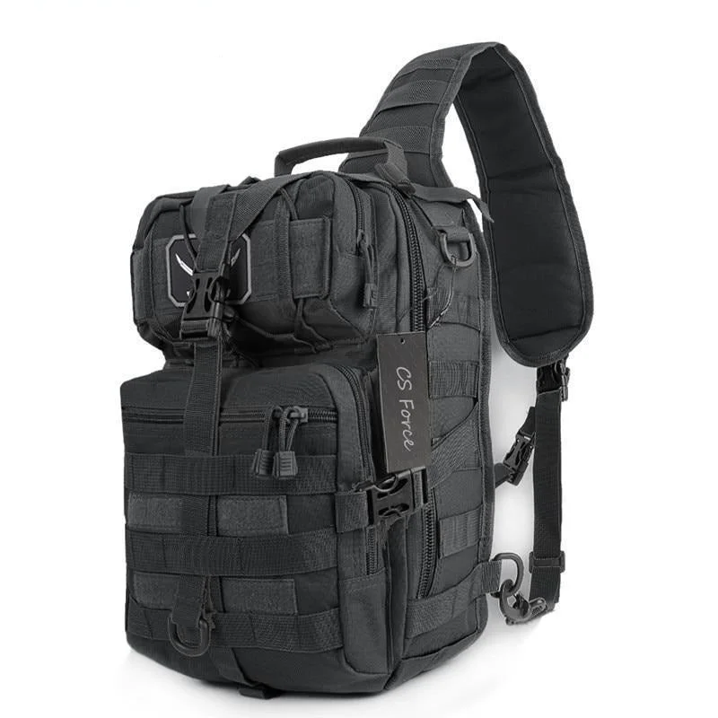 Brightly colored backpack for easy group spotting -20L Military MOLLE 600D Modular Tactical Army Crossbody Sling Bag