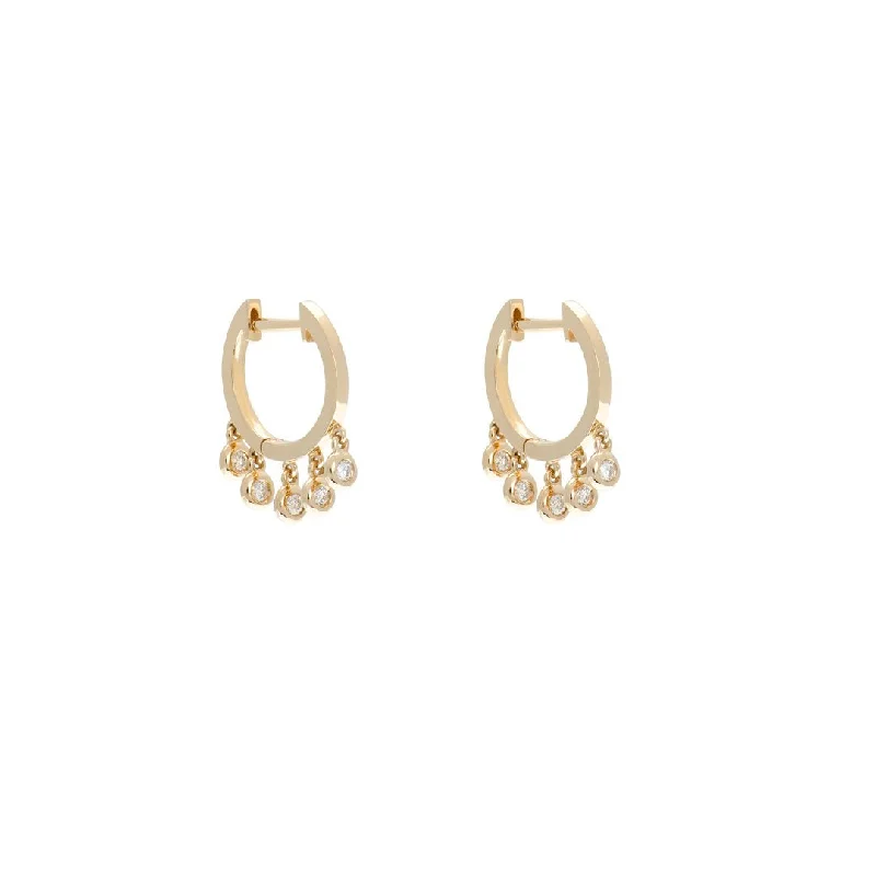 Best hoop earrings with intricate beaded details for a textured, stylish appearance-0.14 ctw Diamond Shaker Earrings