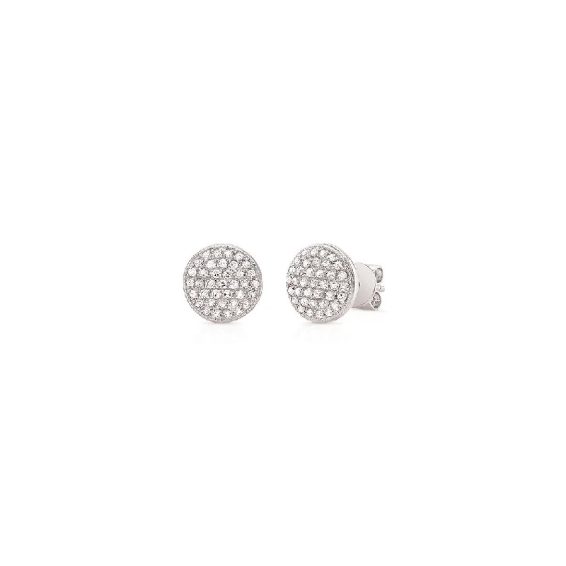 Best hoop earrings with snake chain details for a sleek and modern touch-0.23 ctw Diamond Pave Earrings