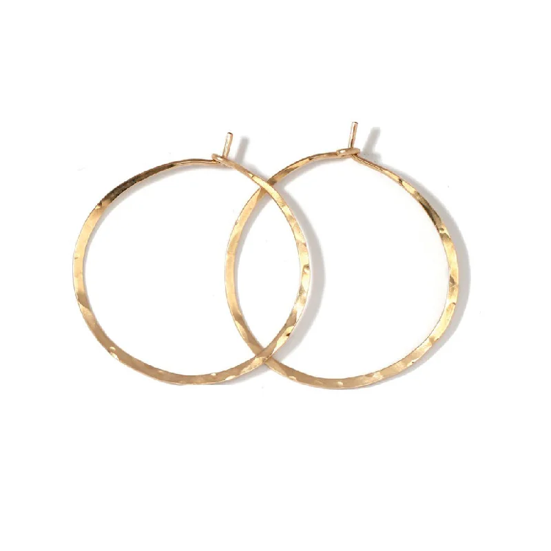 Best hoop earrings with sterling silver for an affordable and chic design-1.5 Inch Endless Thin Hoop Earrings