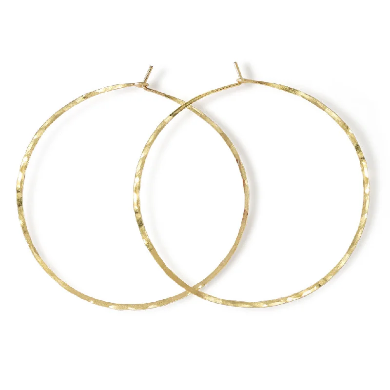 Best hoop earrings with satin ribbons for a soft, feminine appearance-2.5 Inch Endless - Thin Hoop Earrings