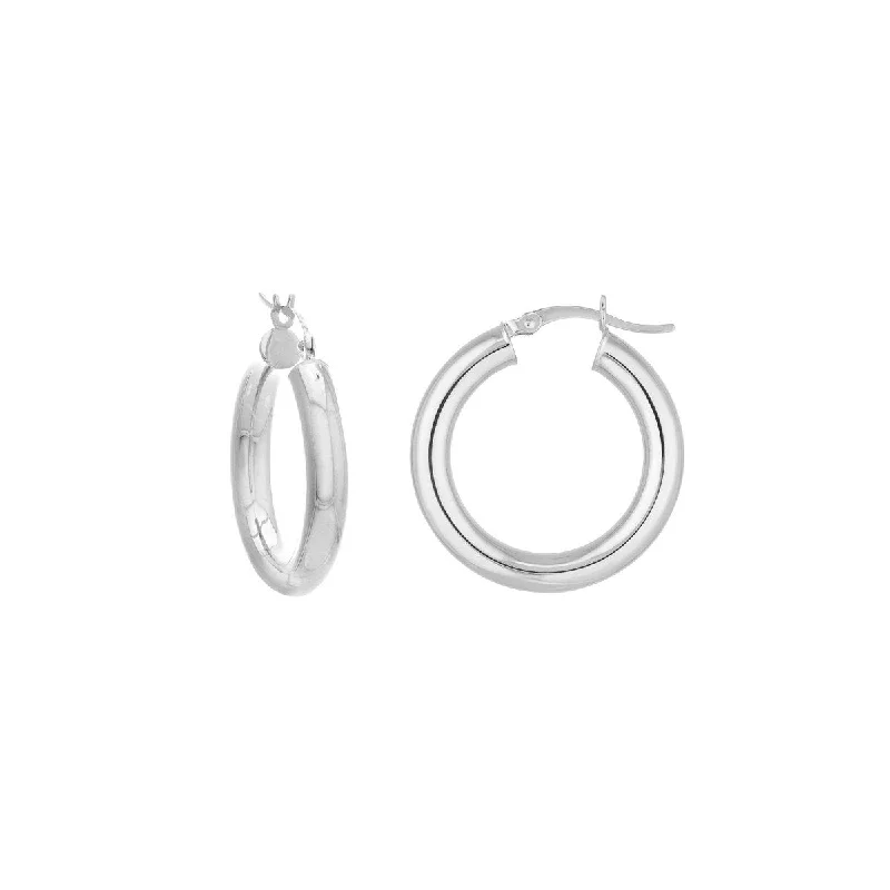 Best hoop earrings with crescent-shaped designs for a bold, moon-inspired style-25MM Hoop Earrings