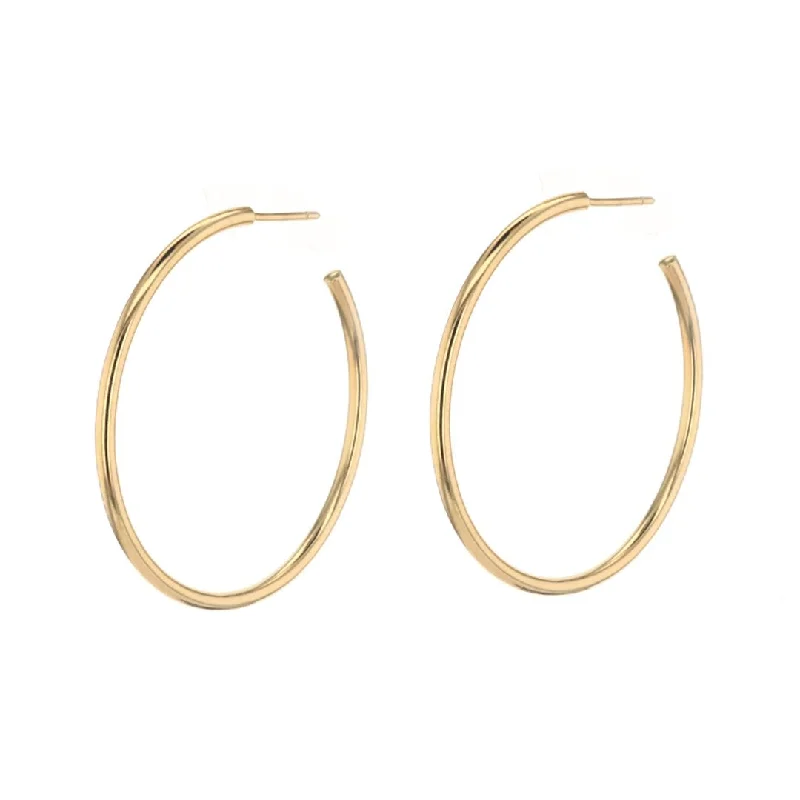 Best hoop earrings with multi-colored gemstones for a vibrant and lively touch-40MM Hoop Earrings