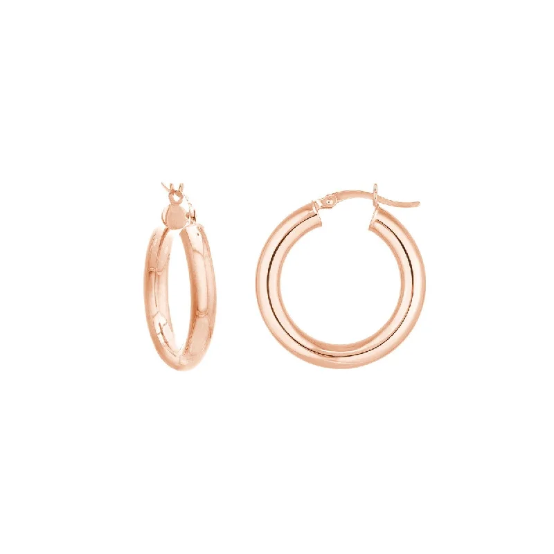 Hoop earrings with infinity loop designs for a continuous and eternal shape-425MM Round Hoop Earrings