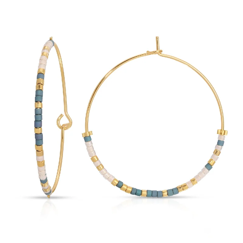 Best hoop earrings with enamel details for a colorful and modern look-Best Mom Ever