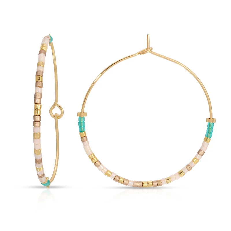 Best hoop earrings with baroque pearls for a luxurious and elegant vibe-B'day Girl