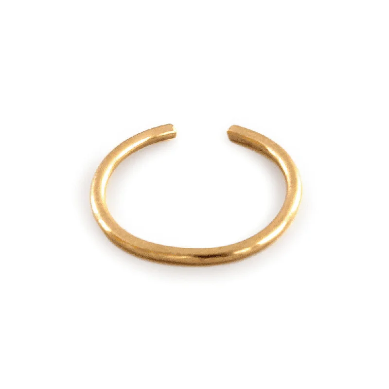 Hoop earrings with luxe velvet finishes for a rich and luxurious touch-Cartilage Hoop Earring