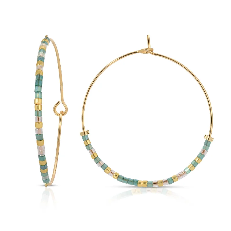 Best hoop earrings with matching bracelets for a coordinated jewelry set-Earth Angel