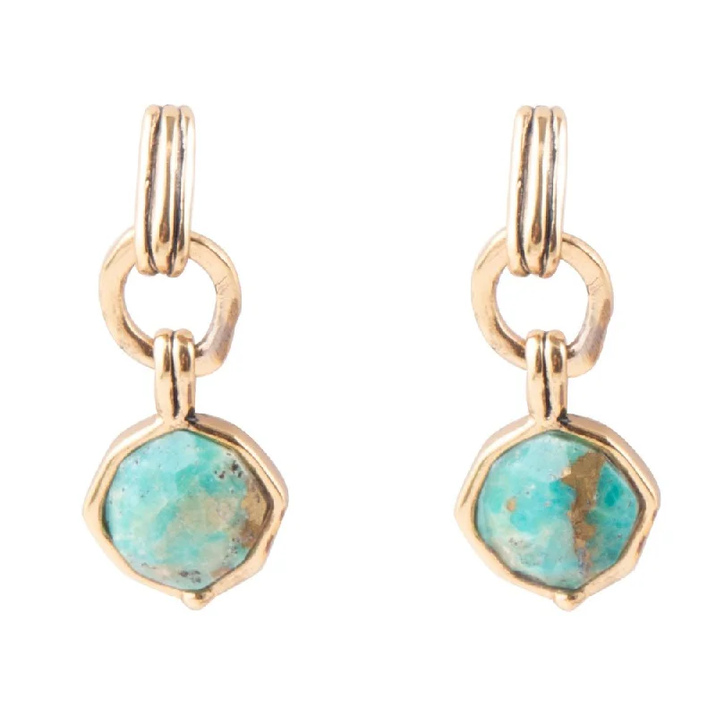 Best hoop earrings with smooth ceramic finishes for a polished, clean style-River Rocks Post Earring