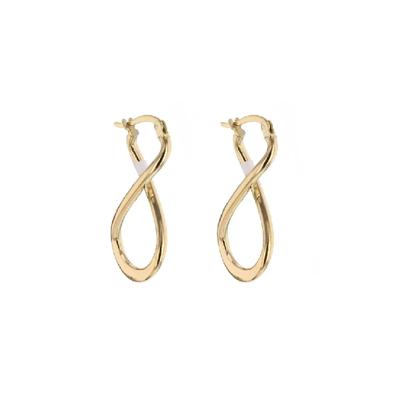 Hoop earrings with heart-shaped frames for a romantic and feminine look-Snap Down Hoop Earrings