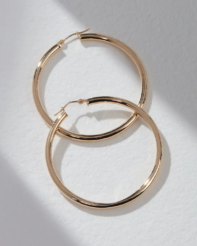 Best hoop earrings with Swarovski crystals for added sparkle and luxury-The Real Deal Amalfi Hoops